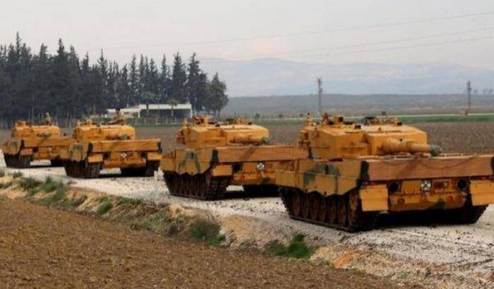 Erdogan fa la guerra ai curdi con i carri armati venduti dalla Germania: polemica