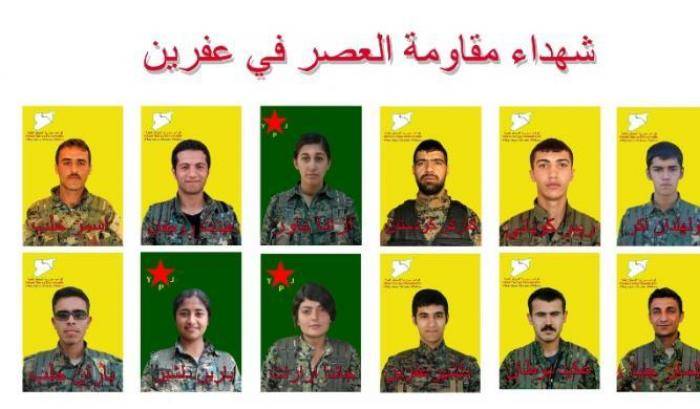 I combattenti curdo-siriani uccisi dai turchi