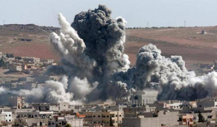 Bombardamenti nella Ghouta