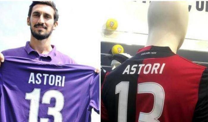 Astori, Fiorentina e Cagliari annunciano il ritiro della sua maglia: la numero 13