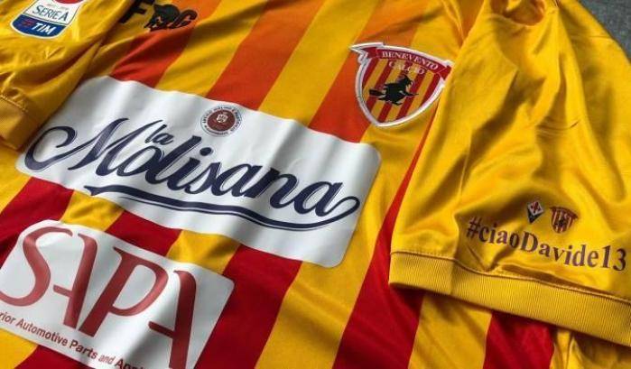 #ciaoDavide13: il Benevento omaggia Astori e dedica a lui la maglia