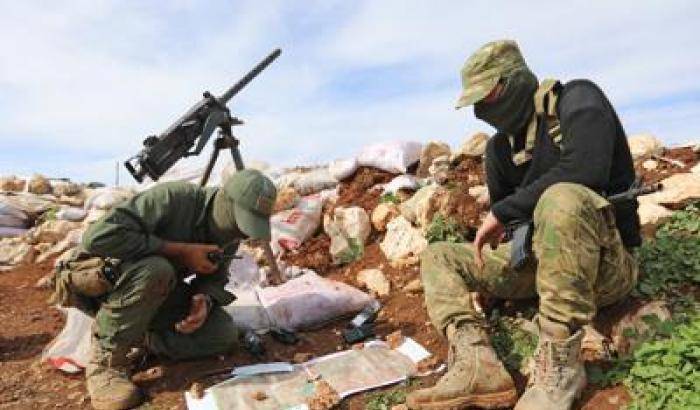Combattenti curdi ad Afrin