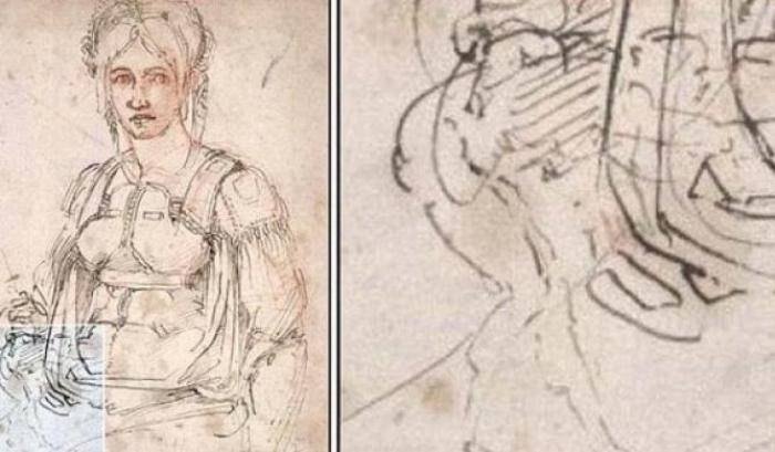 Scoperto un autoritratto di Michelangelo, era nascosto in un disegno