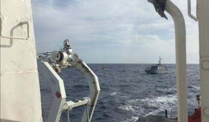 La nave della Guardia Costiera libica