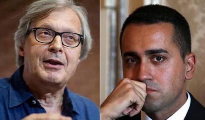 Vittorio Sgarbi e Luigi Di Maio