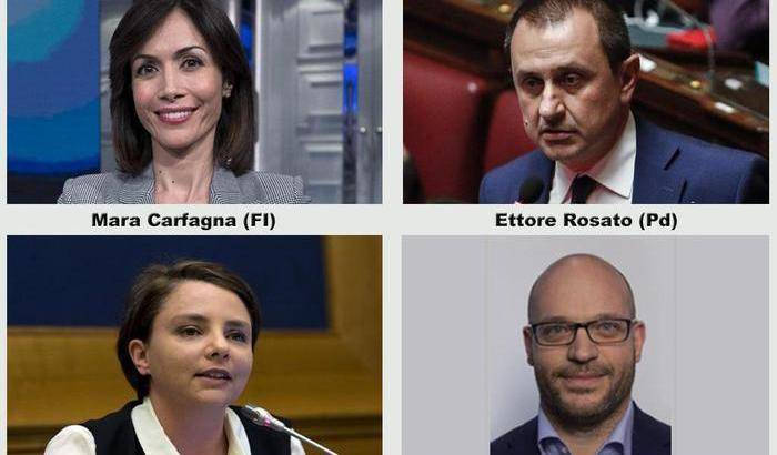 Scelti i vicepresidenti di Montecitorio: Carfagna, Fontana, Spadoni e Rosato