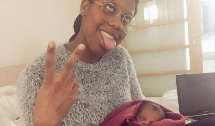 La mamma con il neonato