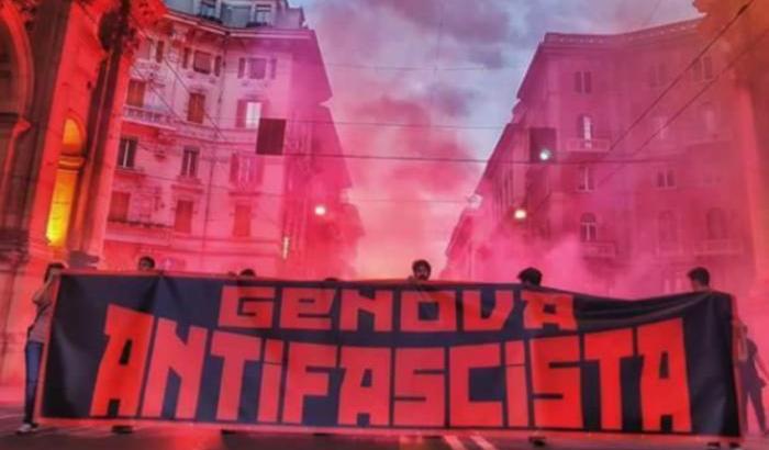 Genova antifascista in piazza contro il consigliere comunale che omaggia Salò