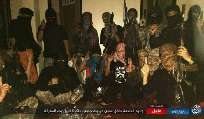 Un gruppo di jihadisti dell'Isis