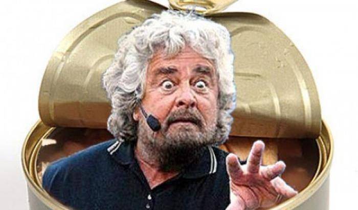 Beppe Grillo in scatoletta