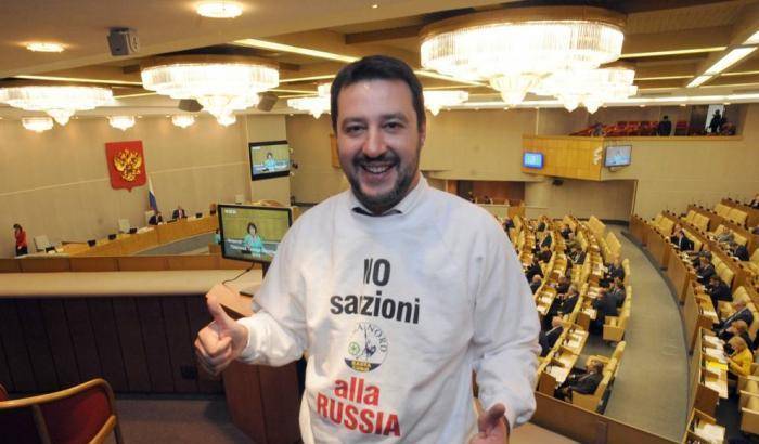 Salvini non esclude il veto sulle sanzioni alla Russia: dobbiamo ragionarci
