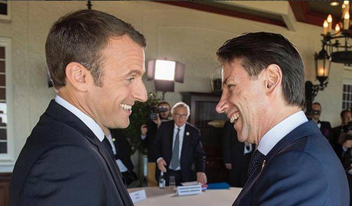 Macron e Conte