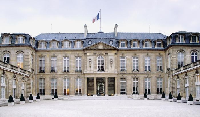 Il palazzo dell'Eliseo a Parigi