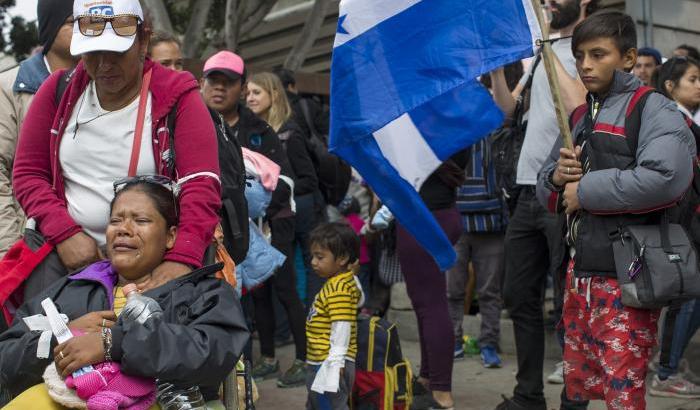 Rifugiati al confine Usa e Messico