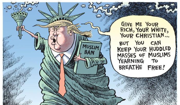 Una vignetta di Rob Rogers