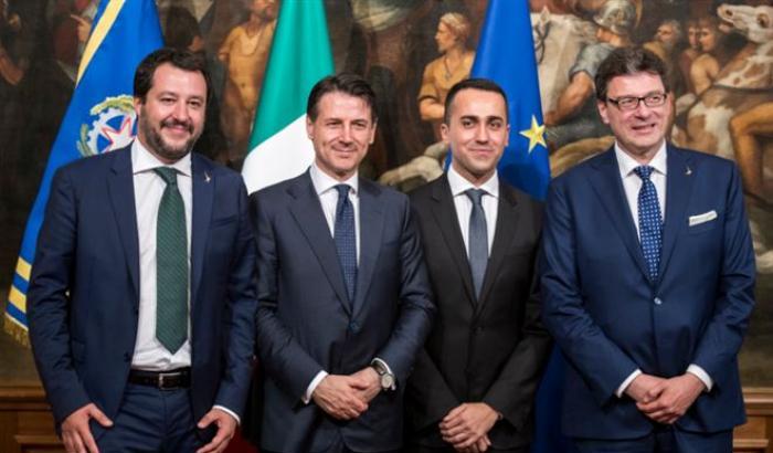 Salvini, Conte, Di Maio, Giorgetti