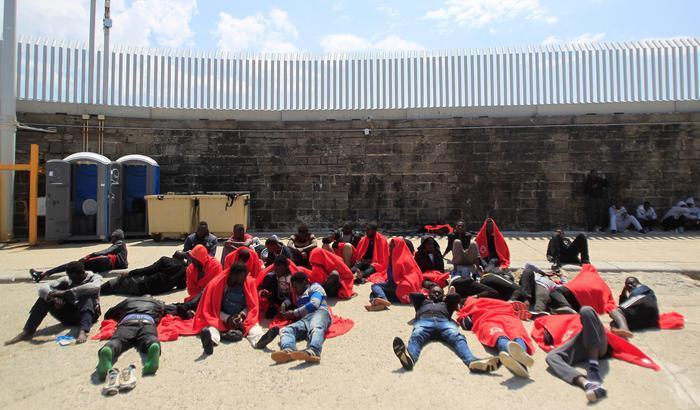 Migranti -immagine d'archivio