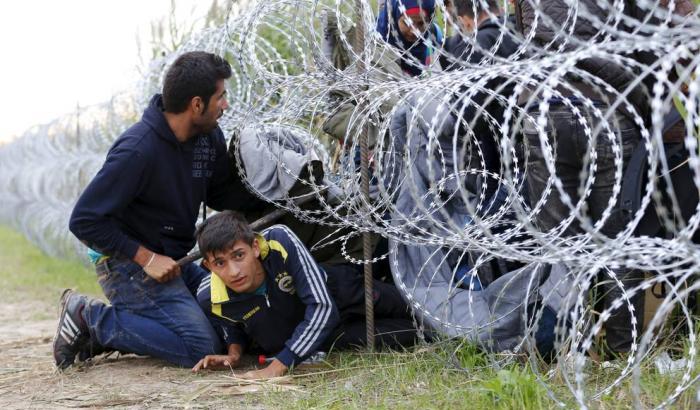 Migranti -immagine d'archivio