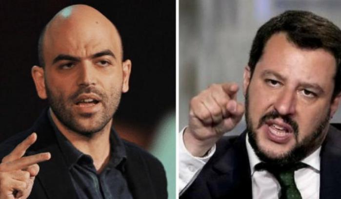 Salvini querela Saviano, lo scrittore minacciato di morte dai camorristi