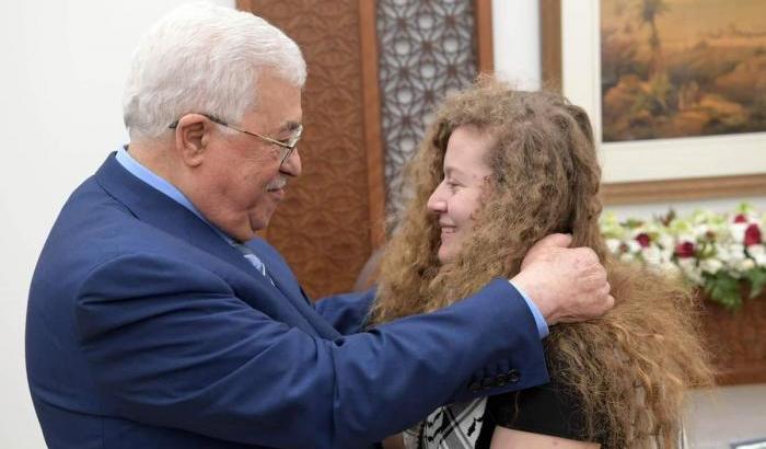 Ahed Tamimi e Abu mazen