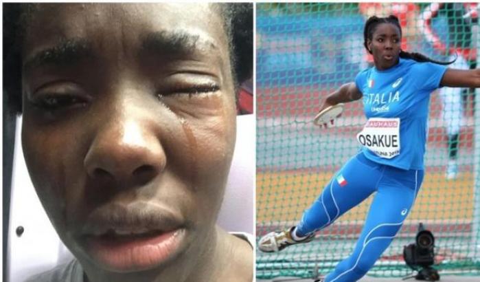 Daisy Osakue, nazionale italiana di atletica, aggredita per razzismo