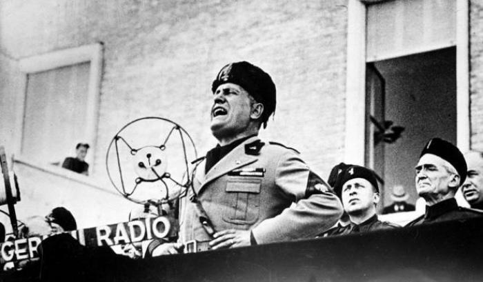 Il duce Benito Mussolini