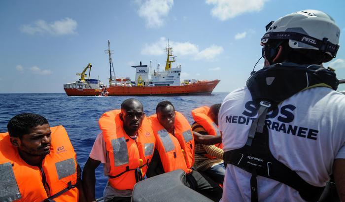 Migranti -immagine d'archivio