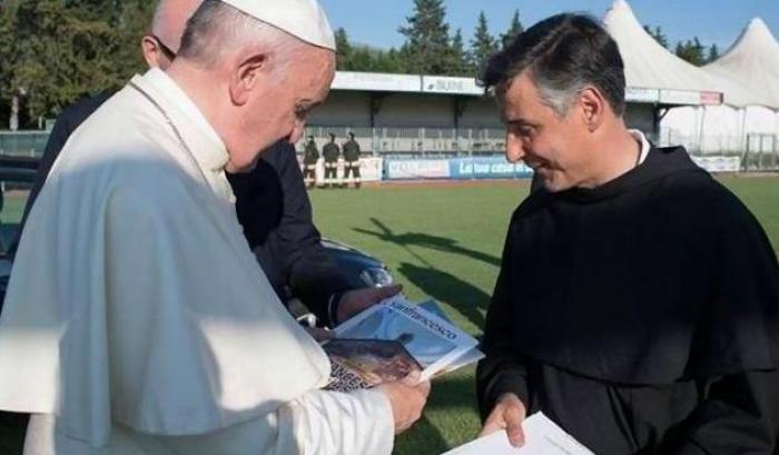 0004FD04-padre-enzo-fortunato-con-bergoglio padre Enzo Fortunato con Bergoglio