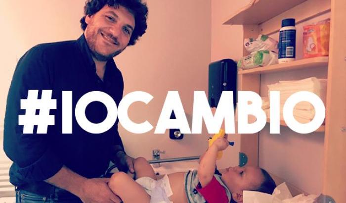 #IoCambio, campagna social per i fasciatoi nei bagni degli uomini