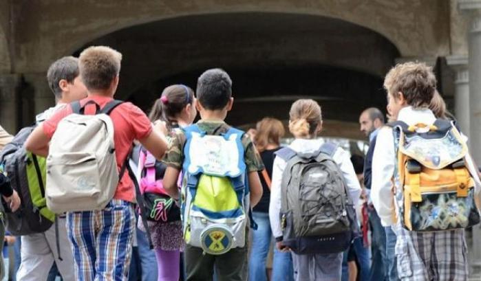 L'entrata in una scuola