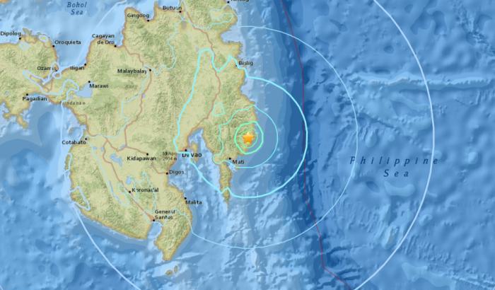 La terra trema nelle Filippine, scossa di magnitudo 6.1 a Midanao