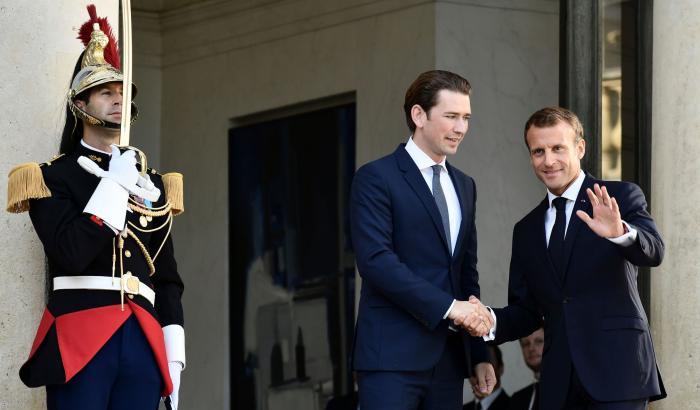 Kurz e Macron