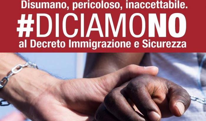 La campana di  Baobab contro il decreto Salvini