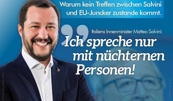 Salvini incensato dagli estremisti di destra tedeschi di Afd