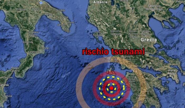 Grecia, paura per un violento terremoto: allerta tsunami anche nel sud Italia