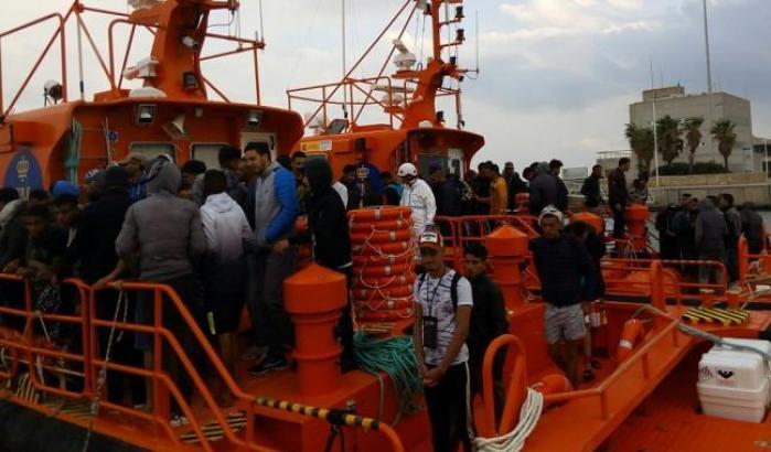 Migranti salvati in Spagna