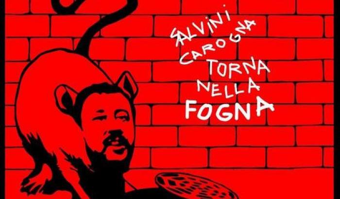 A Milano gli studenti contro il governo: "Salvini carogna torna nella fogna"