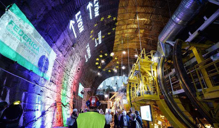 Presentazione dello scavo del versante Francese a Saint Martin La Porte del tunnel Ferroviario Lione-Torino