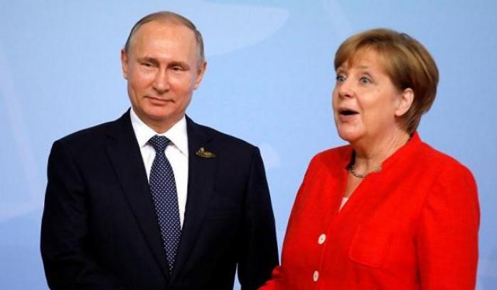G20, "approfondita conversazione" tra Putin e Merkel sulla crisi Russia-Ucraina