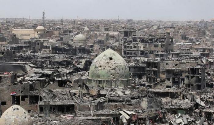 Le rovine di Mosul