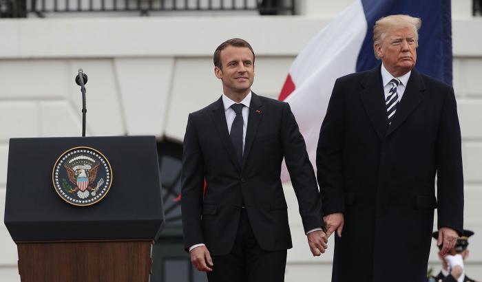 Emmanuel Macron e Donald Trump