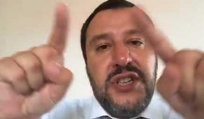 Un video di Salvini su facebook