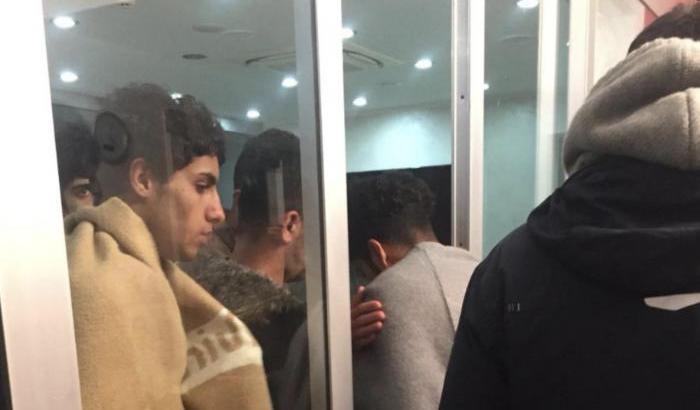 Migranti curdi salvati a Torre Melissa