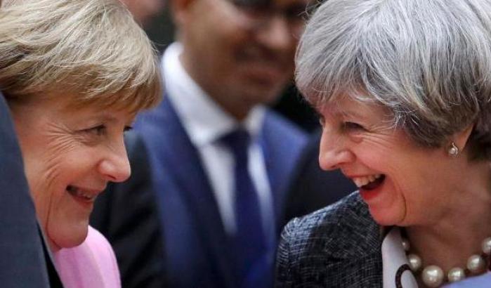 Angela Merkel e Theresa May