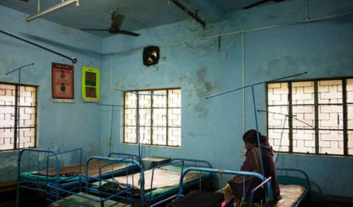 Un povero ospedale in India