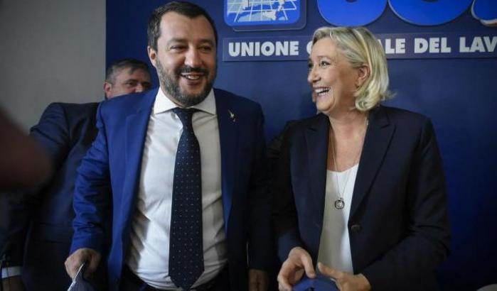 Le Pen, 'soccorso nero' a Salvini: 'Giudici politicizzati gli impediscono di difendere l'Italia'