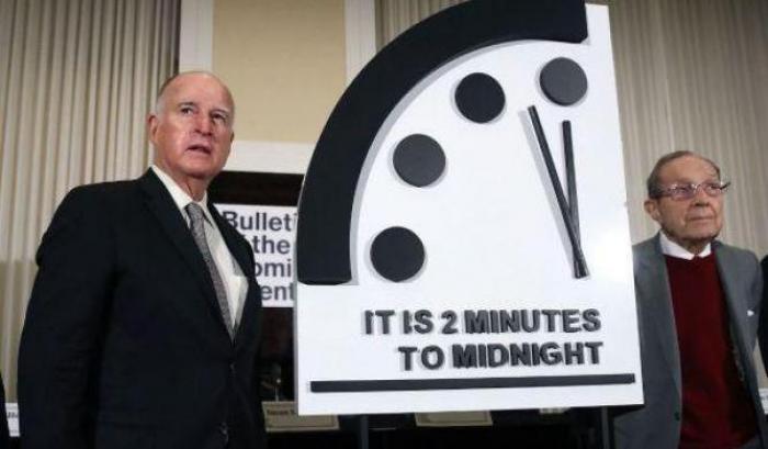 L'orologio dell'Apocalisse segna due minuti alla mezzanotte