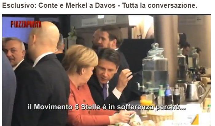 Conversazione tra Conte e Merkel
