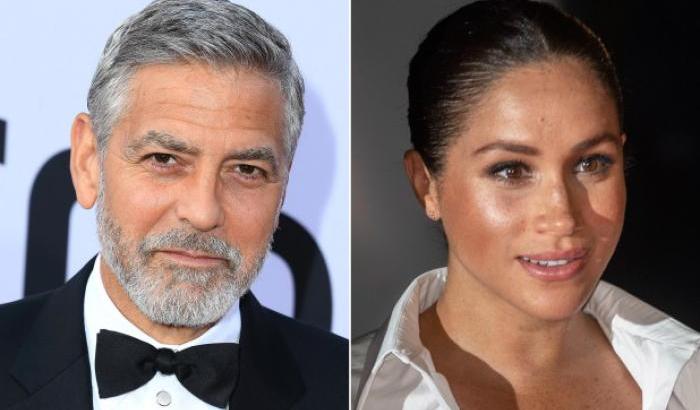 George Clooney attacca i media inglesi: "Lasciate in pace Meghan o farà la fine di Lady D"