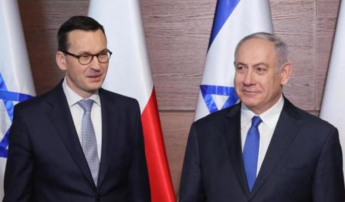 Mateusz Morawiecki e Benyamin Netanyahu